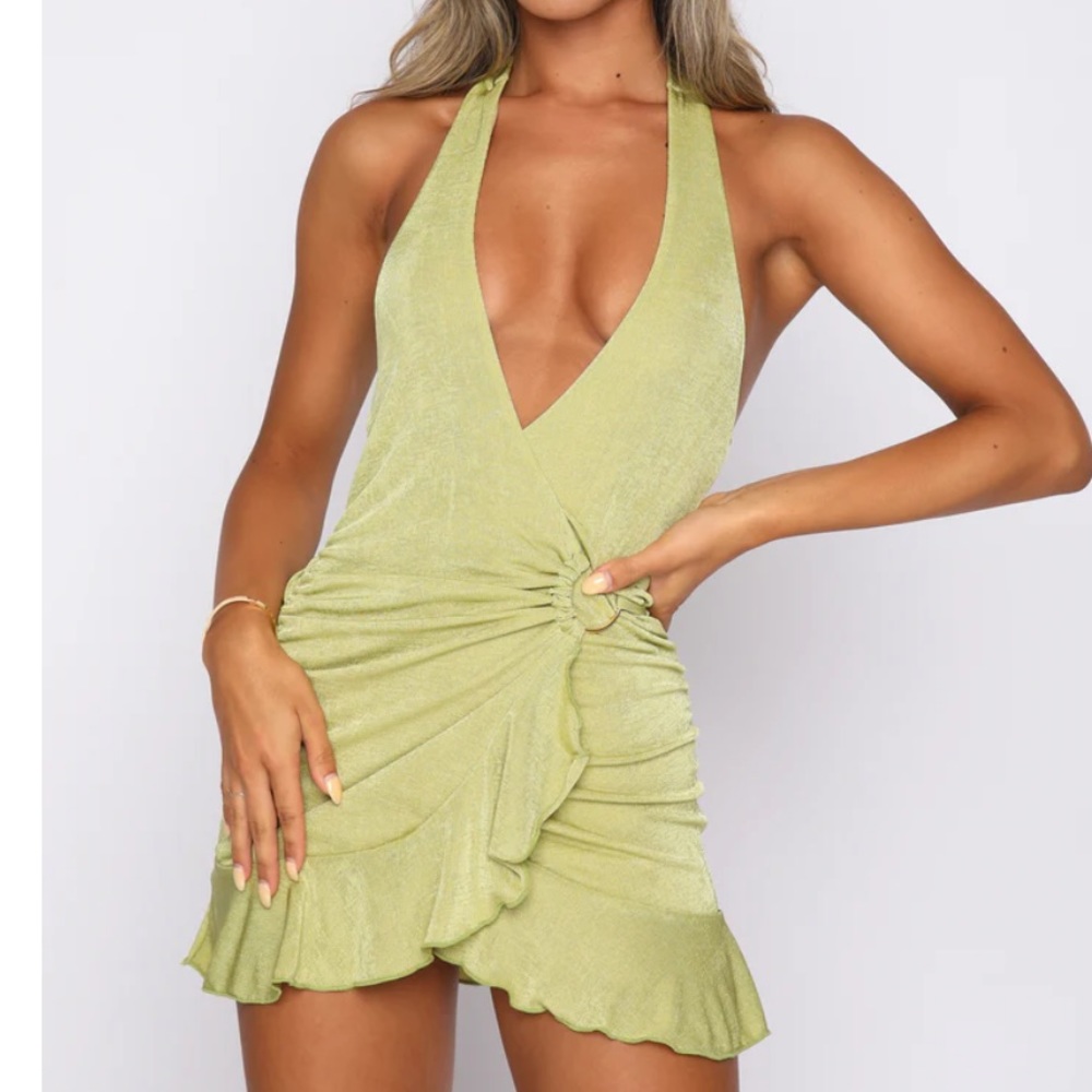 White fox boutique mini dress